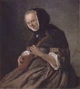 Jan Steen Woman Playing the cittern china oil painting reproduction